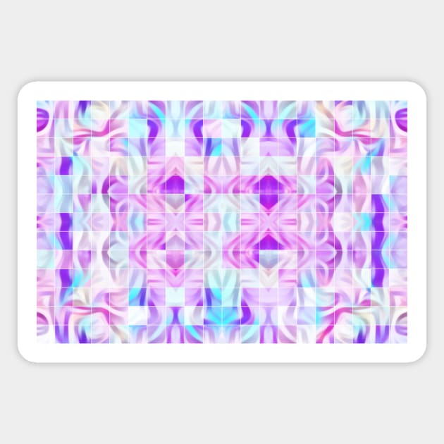 Abstract pastel pattern Sticker by Dturner29